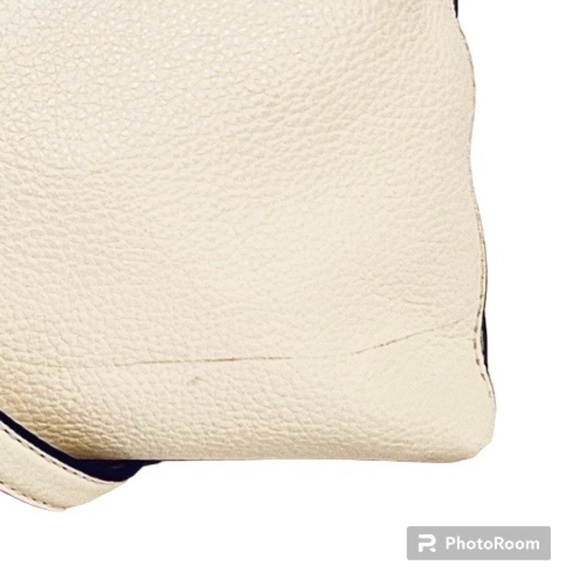 Kate Spade New York Medium Polly Leather Crossbody Bag White Parchment - Picture 4 of 11